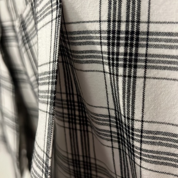 Vitamin checkered jacket black and white blazer Large squares workwear pockets - Picture 3 of 16